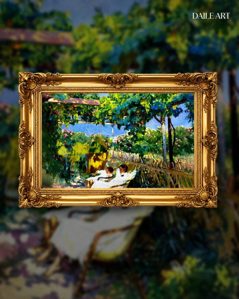 “La Siesta en el Jardín ” — DAILE x Joaquín Sorolla