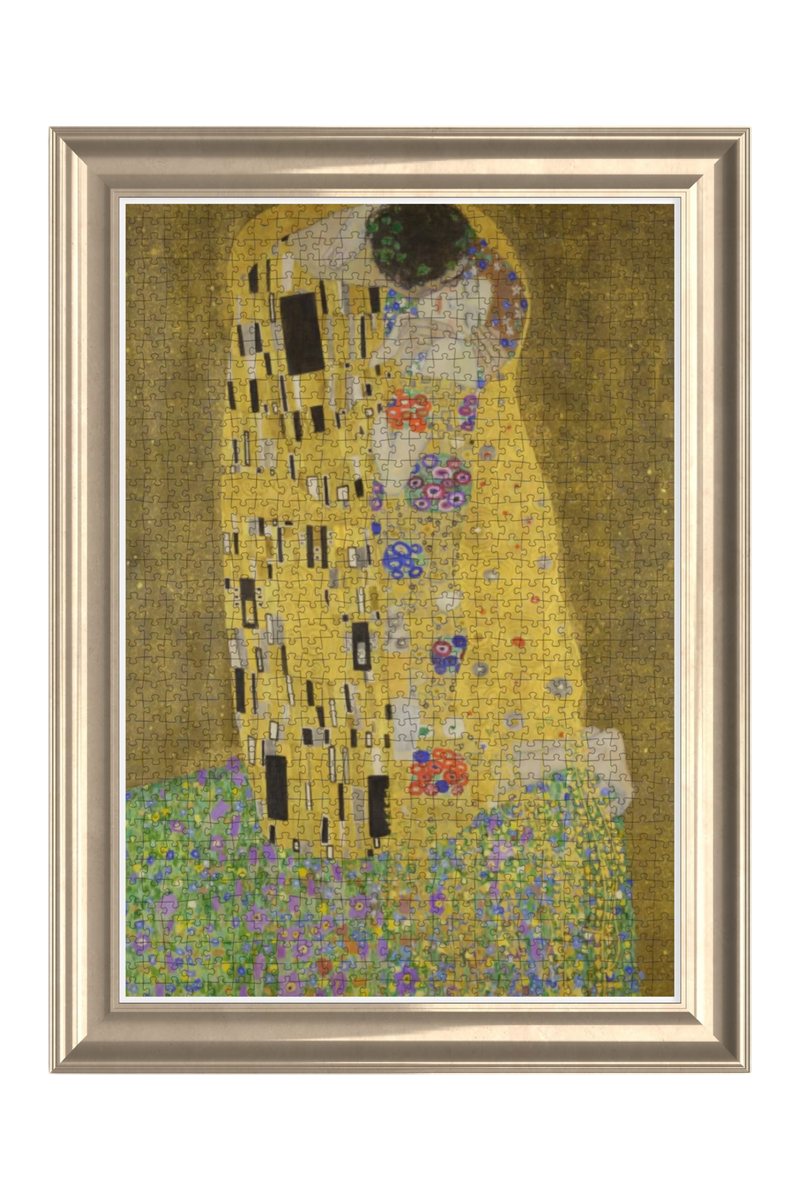 The Kiss - DAILE x Gustav Klimt premium DAILE art gift set for art lovers with 1000-piece puzzle experience