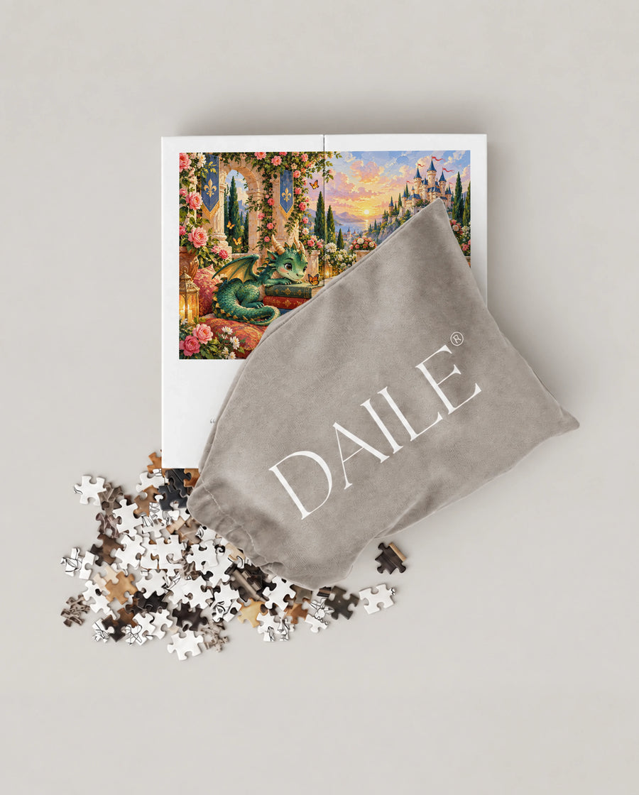 DAILE Mini set seen from above with pouch