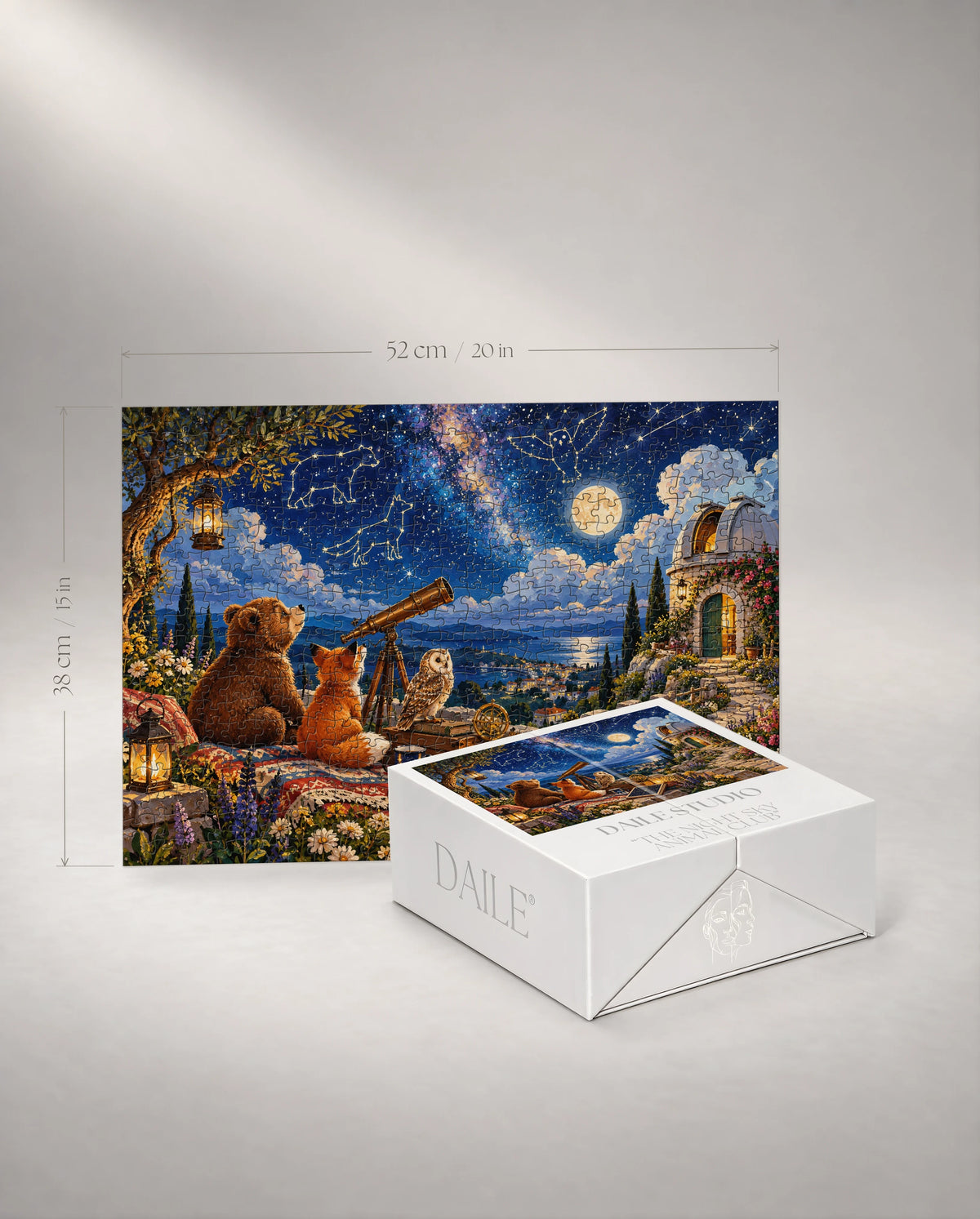 500-piece puzzle with the DAILE Mini gift box #set:mini-500
