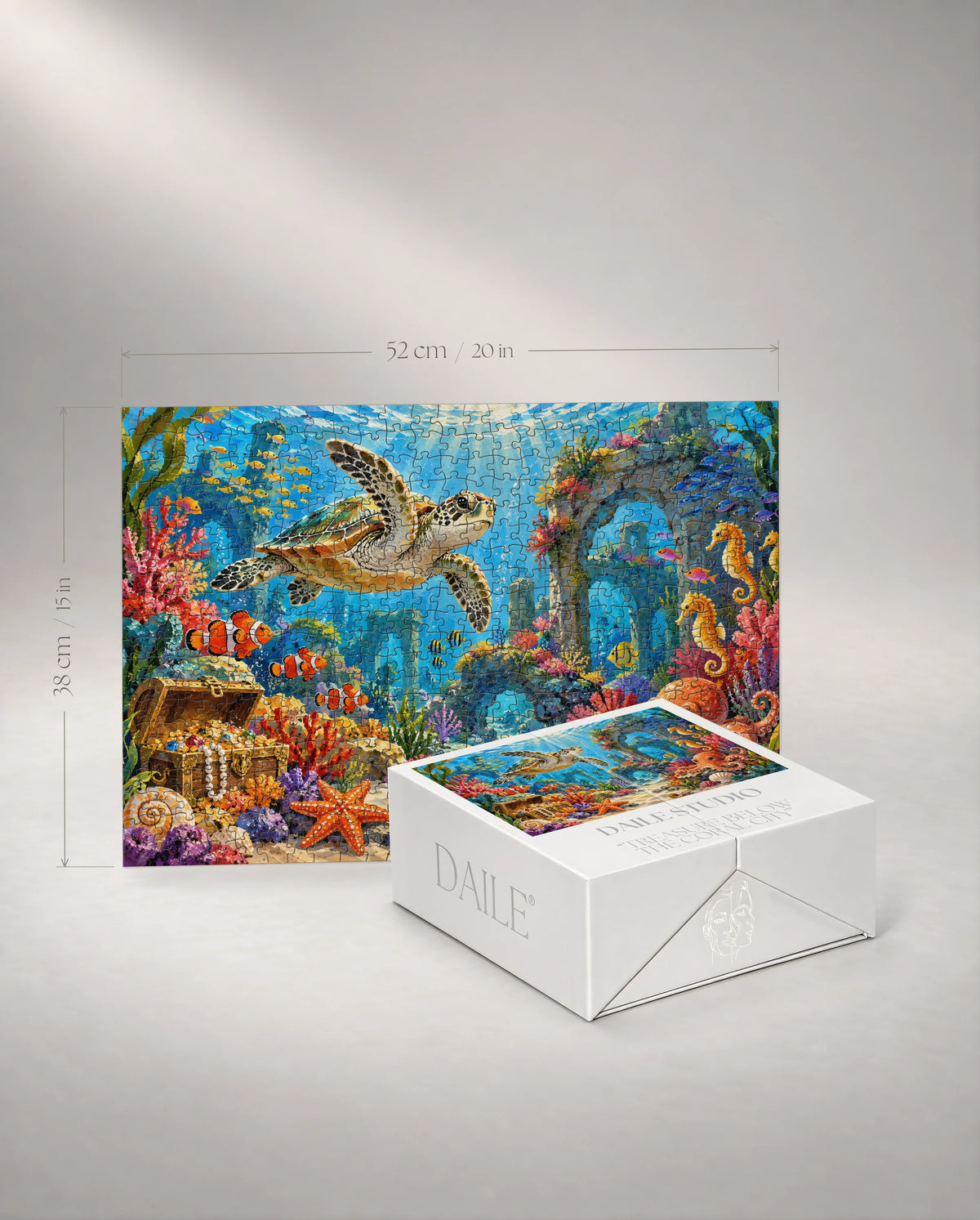 500-piece puzzle with the DAILE Mini gift box #set:mini-500