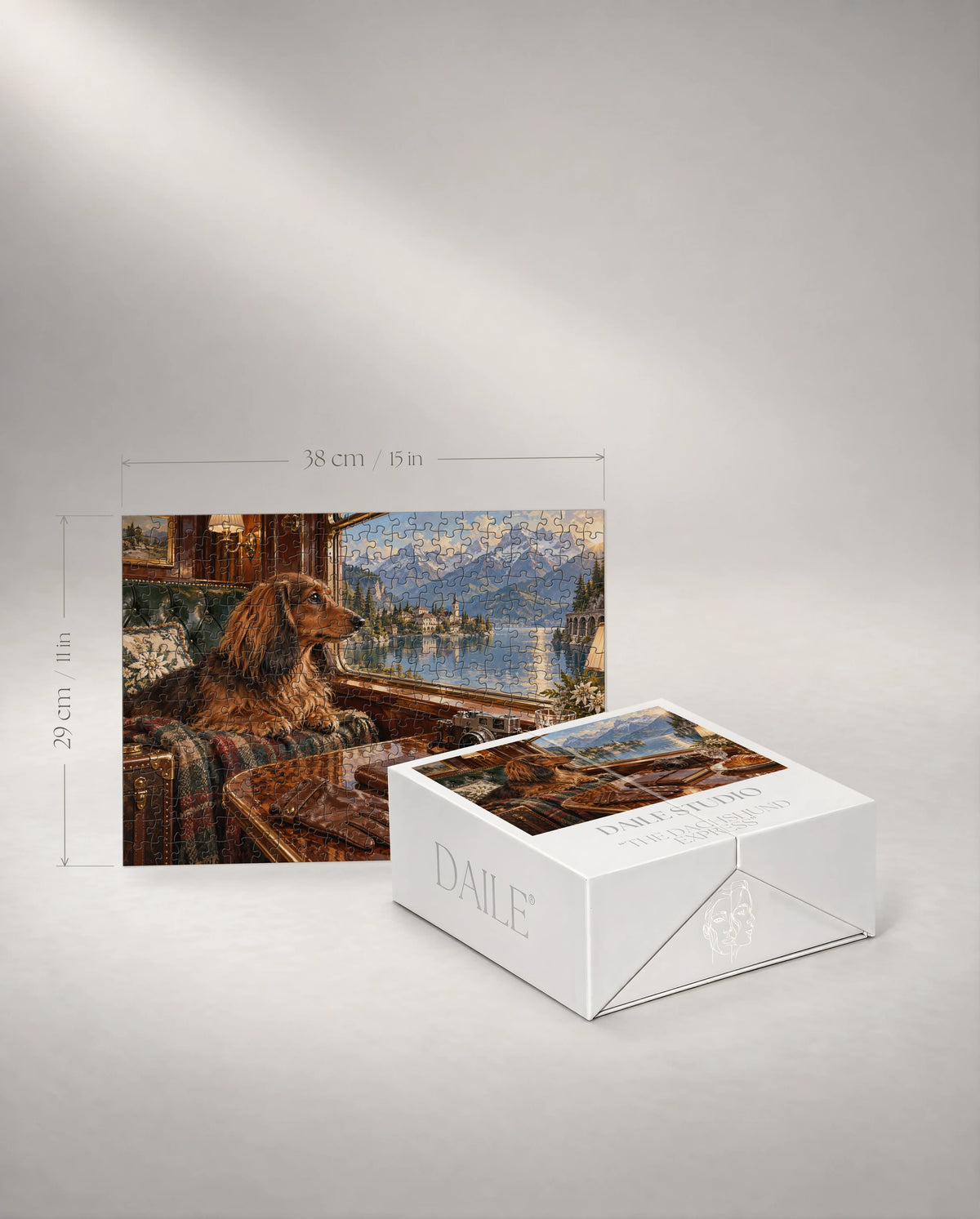 300-piece puzzle with the DAILE Mini gift box #set:mini-300