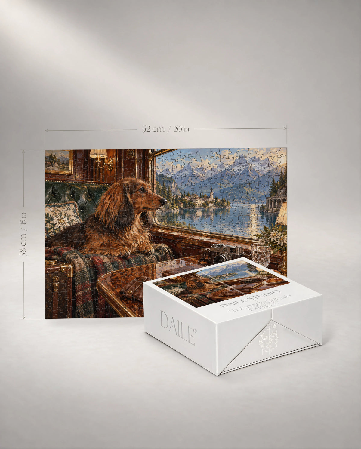 500-piece puzzle with the DAILE Mini gift box #set:mini-500