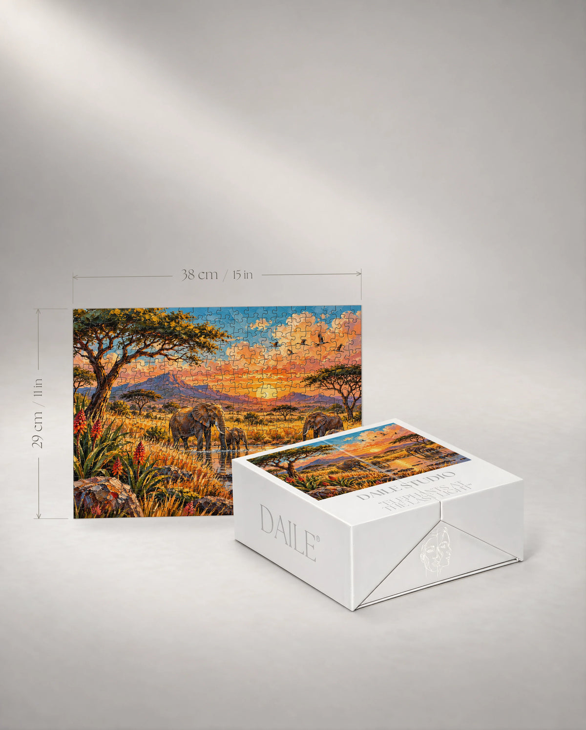 300-piece puzzle with the DAILE Mini gift box #set:mini-300