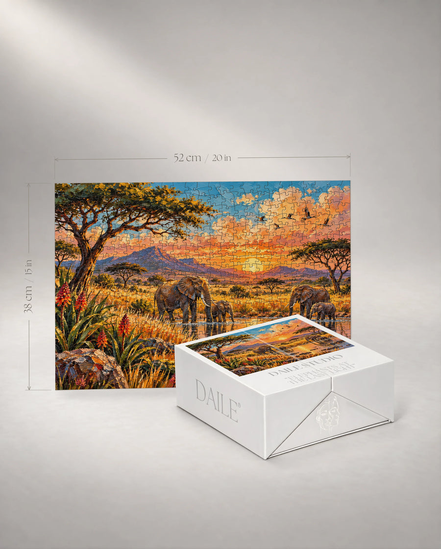 500-piece puzzle with the DAILE Mini gift box