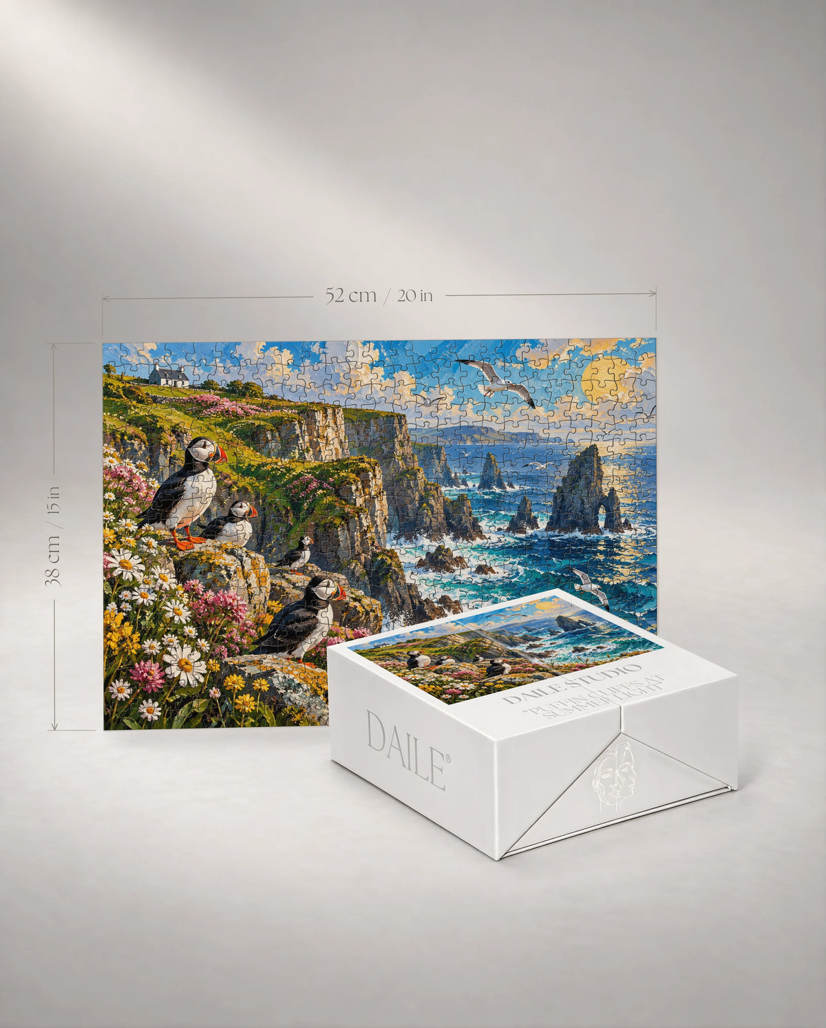500-piece puzzle with the DAILE Mini gift box #set:mini-500