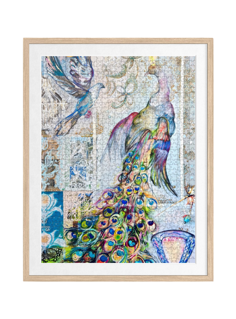 “Once Upon a Time in Riga” premium DAILE art gift set for art lovers with 1000-piece puzzle experience