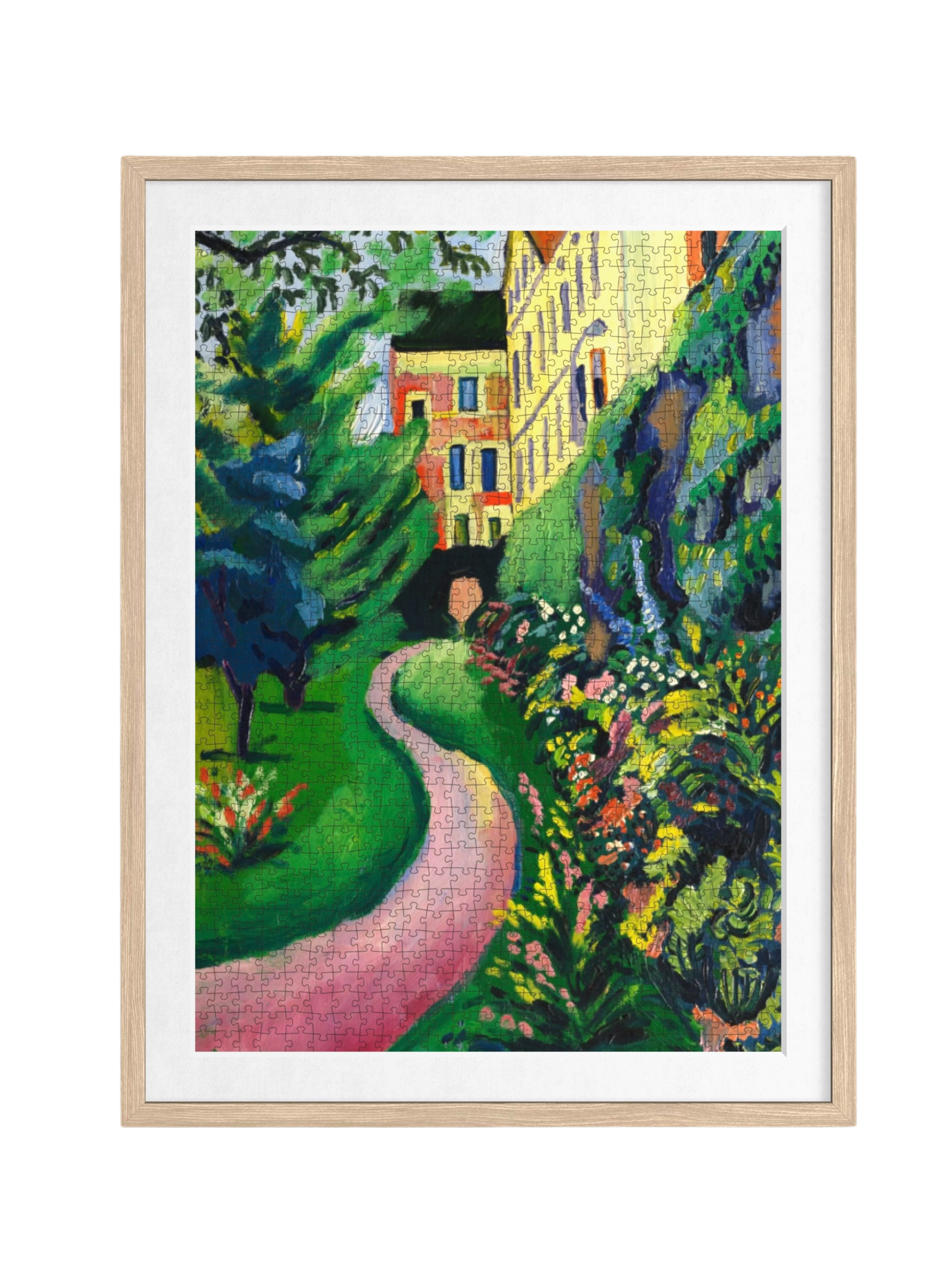 “ Unser Garten mit blühenden Rabatten ” — DAILE x August Macke