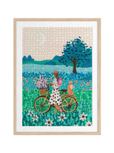 “Latvian Summer III ” premium DAILE art gift set for art lovers with 1000-piece puzzle experience