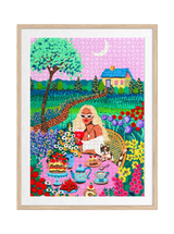 “Latvian Summer II” premium DAILE art gift set for art lovers with 1000-piece puzzle experience