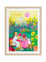 “Latvian summer I ” premium DAILE art gift set for art lovers with 1000-piece puzzle experience