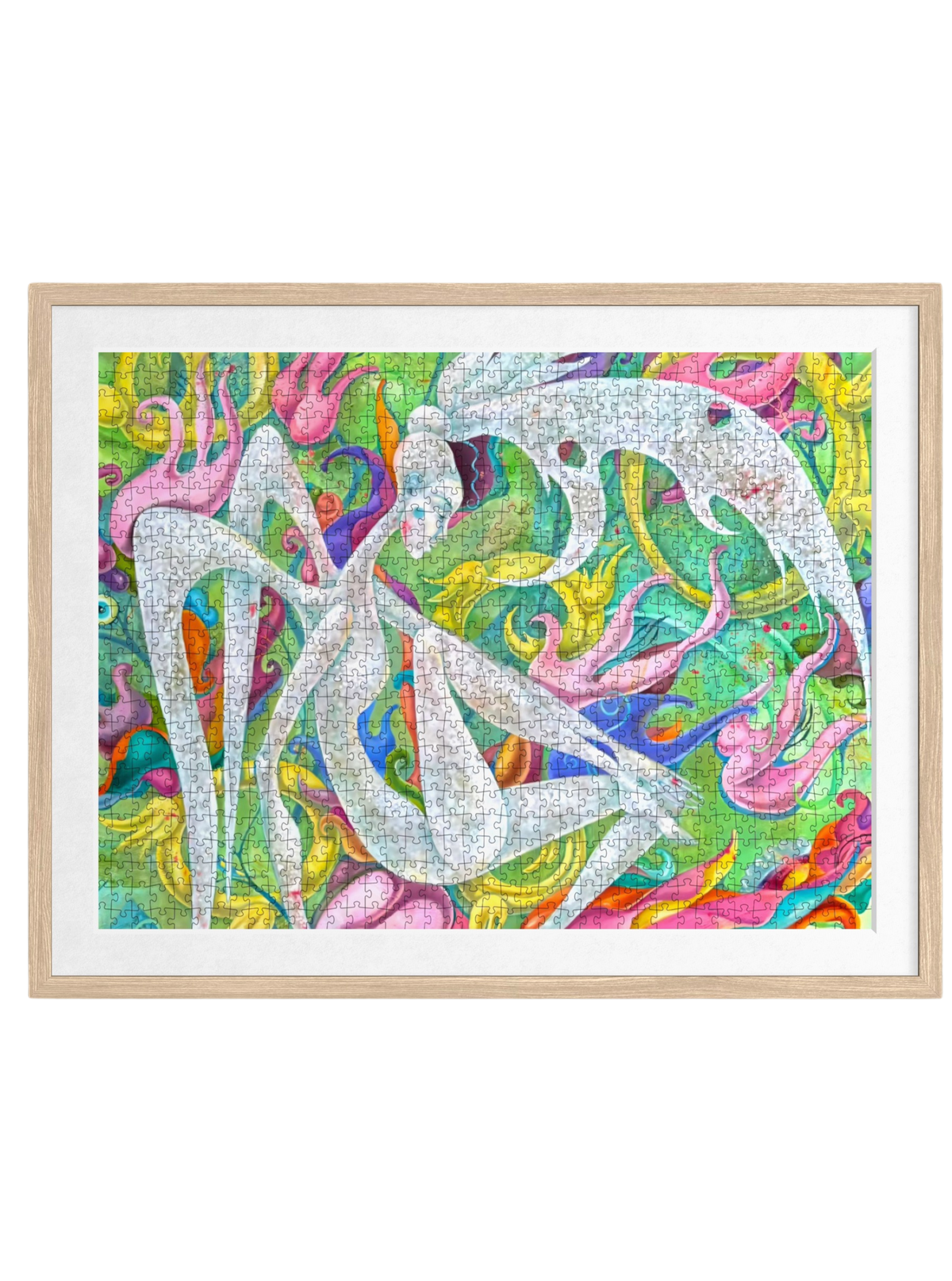 “ Eden ” premium DAILE art gift set for art lovers with 1000-piece puzzle experience