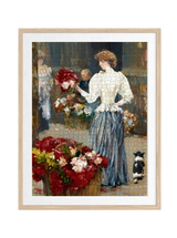 “Flower Girl ” premium DAILE art gift set for art lovers with 1000-piece puzzle experience