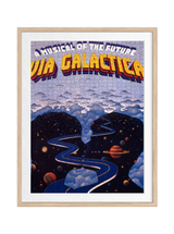 “ Via Galactica ” premium DAILE art gift set for art lovers with 1000-piece puzzle experience