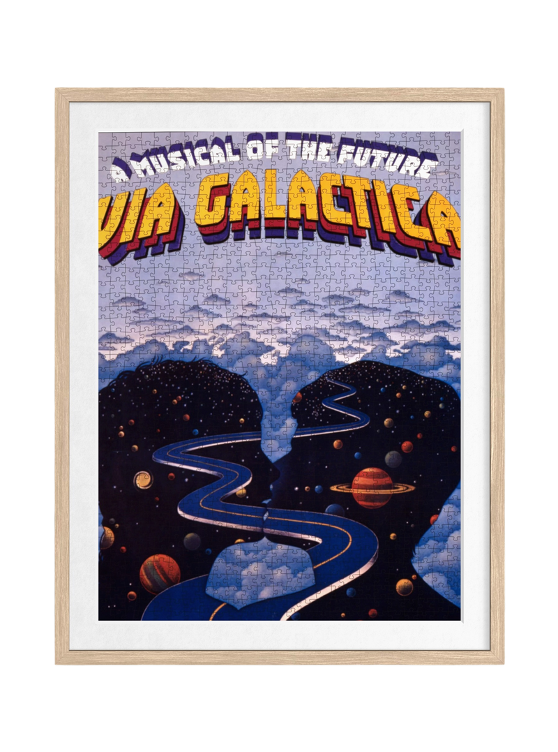 “ Via Galactica ” premium DAILE art gift set for art lovers with 1000-piece puzzle experience