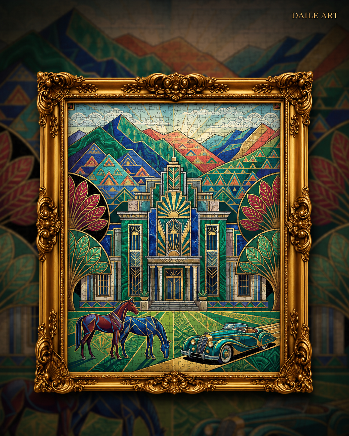 Deco Elegance — The Estate | Art Deco Puzzle (1000 pcs) | DAILE