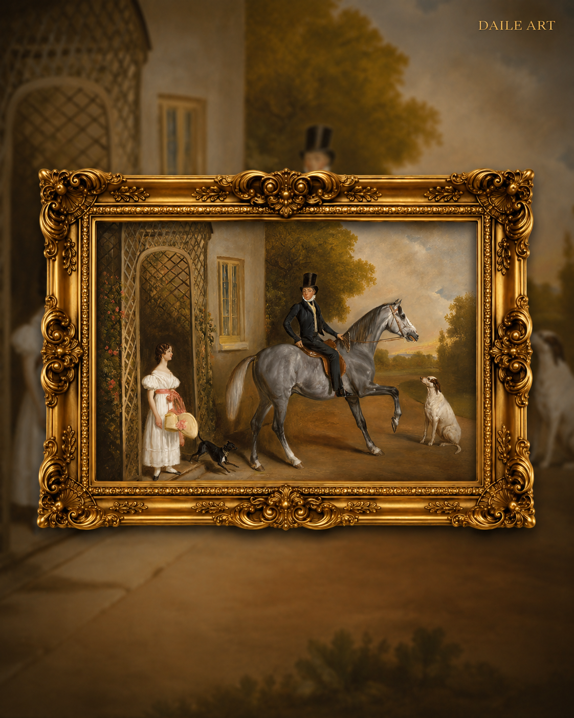 Grey Horse Portrait — John Ferneley | DAILE