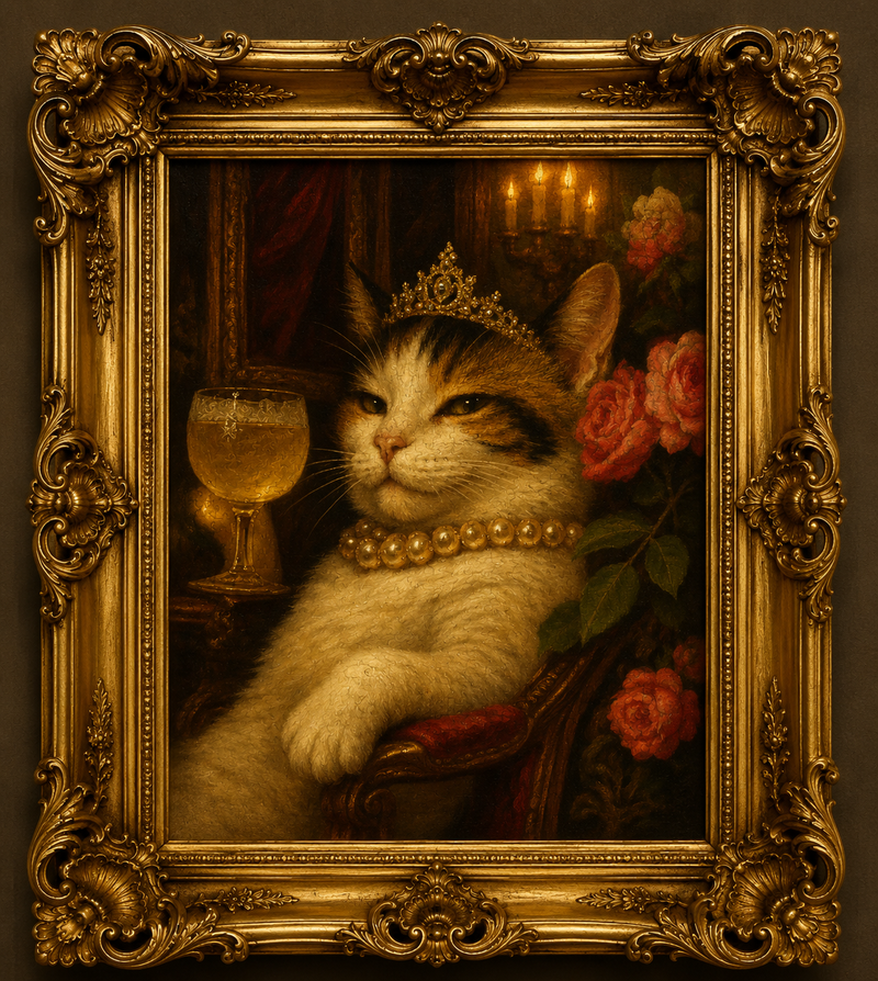 "Her Royal Whiskerness" — DAILE STUDIO
