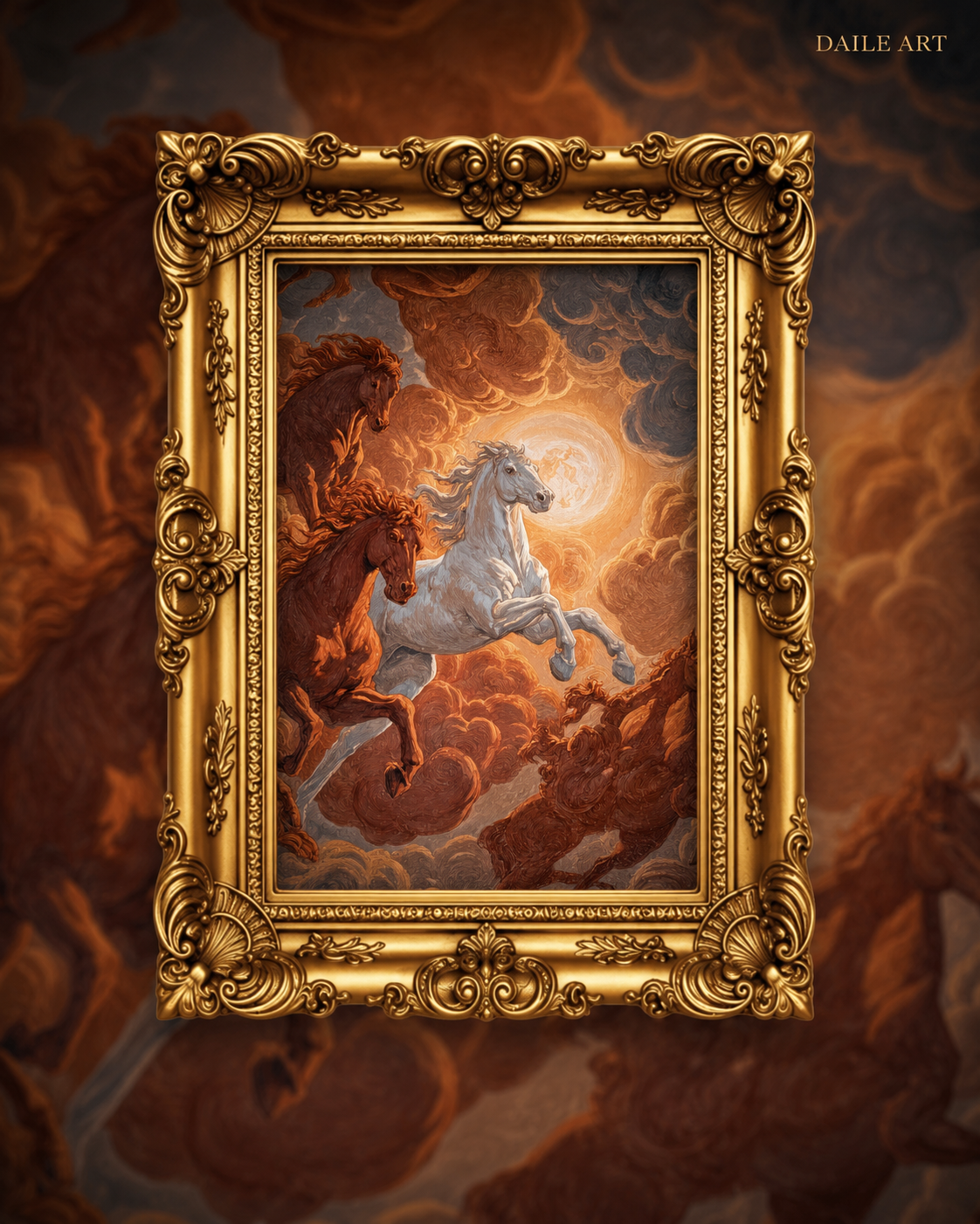 The Ethereal Horses 1000-Piece Art Puzzle Gift Set