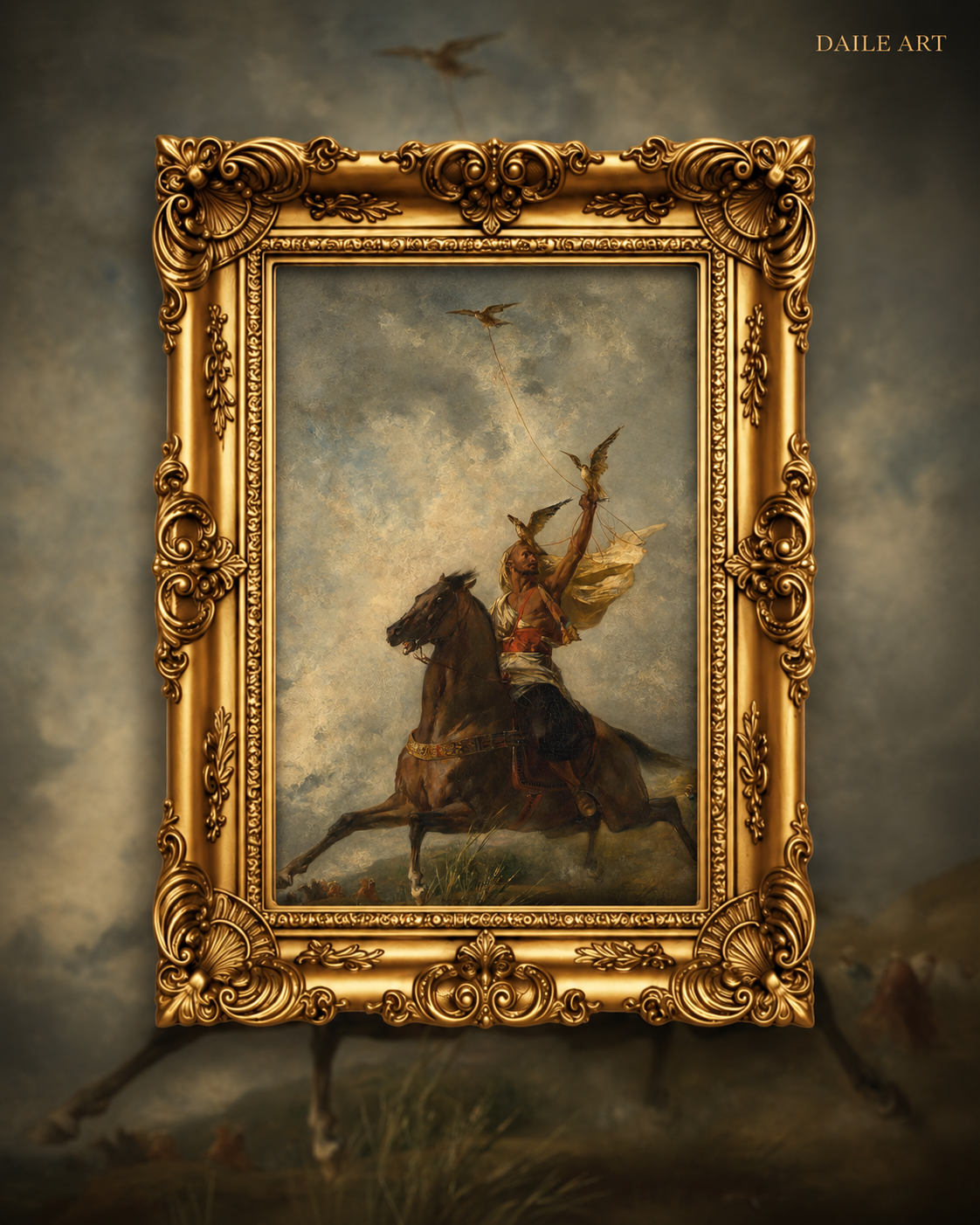The Arab Falconer, Eugène Fromentin | DAILE