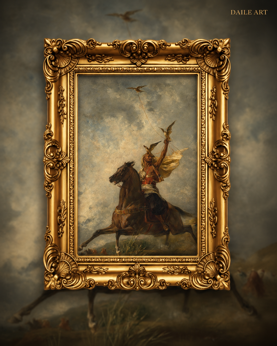 The Arab Falconer, Eugène Fromentin | DAILE