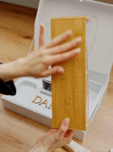 Premium DAILE art gift box with bamboo storage and collectible puzzle experience