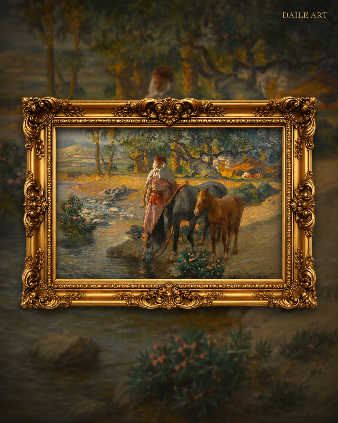 Watering the Horses — Bridgman | DAILE