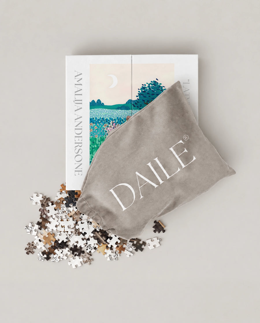 DAILE Mini set seen from above with pouch