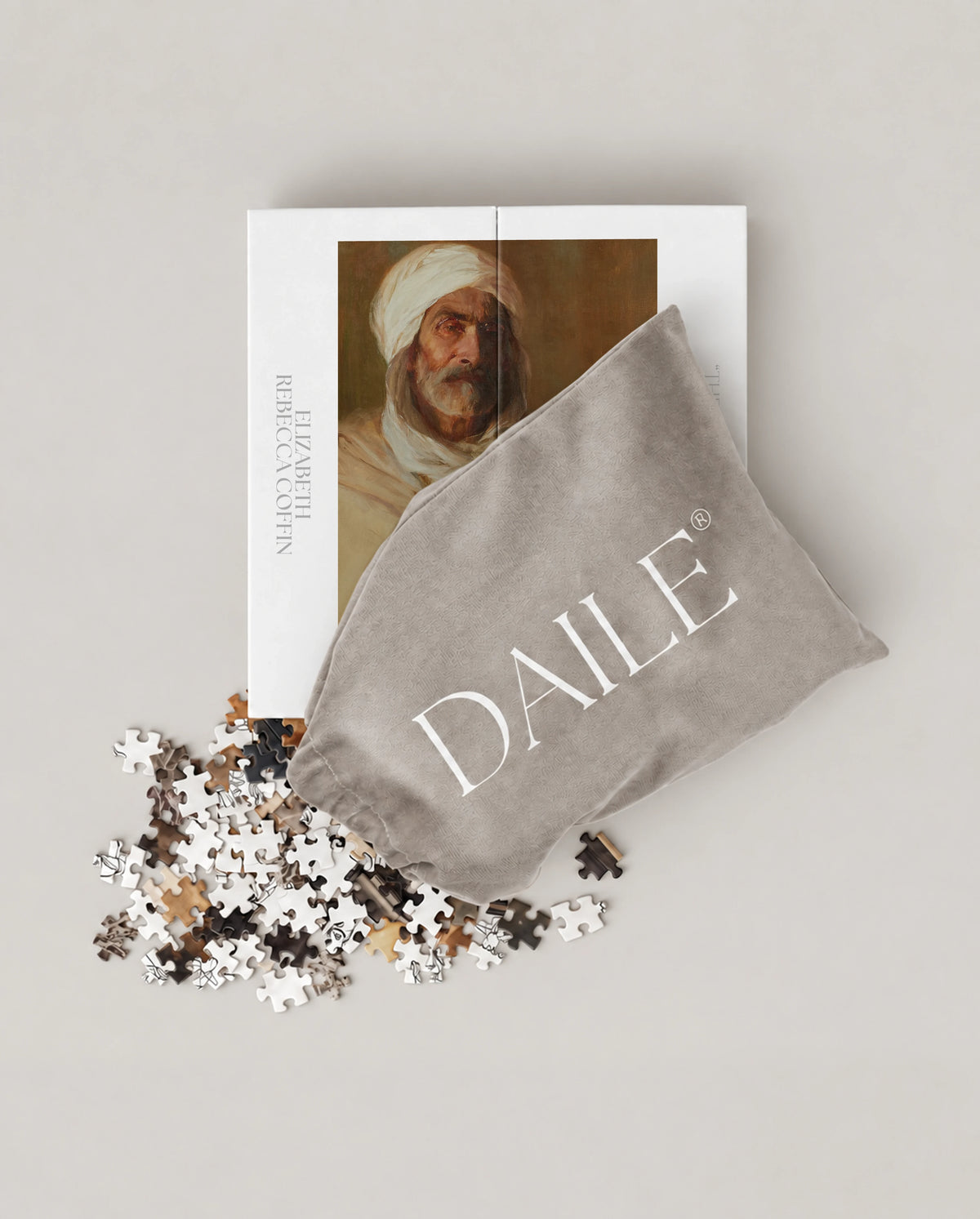 DAILE Mini set seen from above with pouch #set:mini