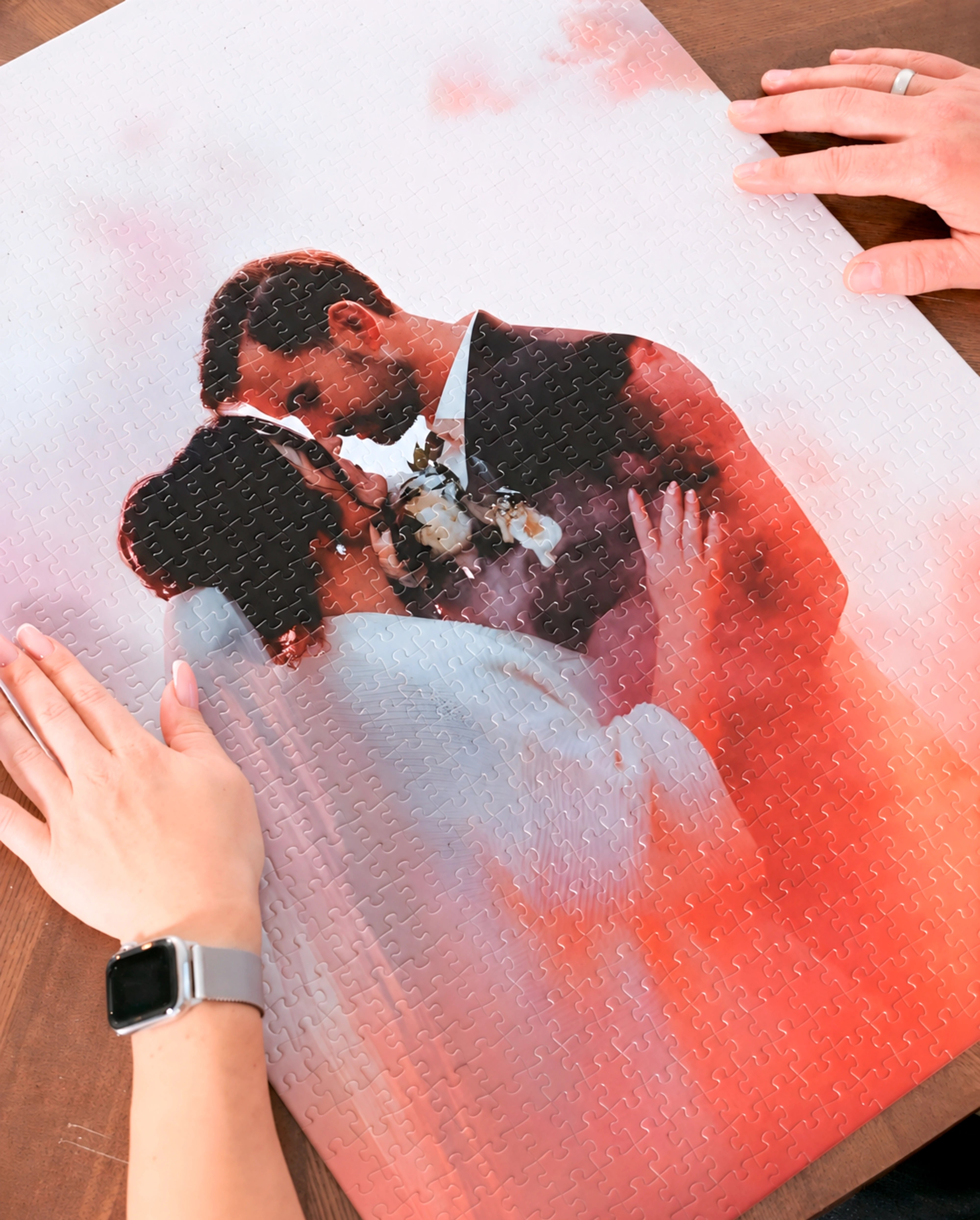 Personalisiertes Puzzle aus Ihrem Foto — Kunstset mit 1000 Teilen