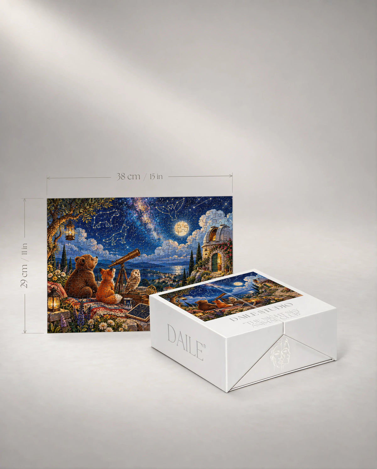 300-piece puzzle with the DAILE Mini gift box #set:mini-300