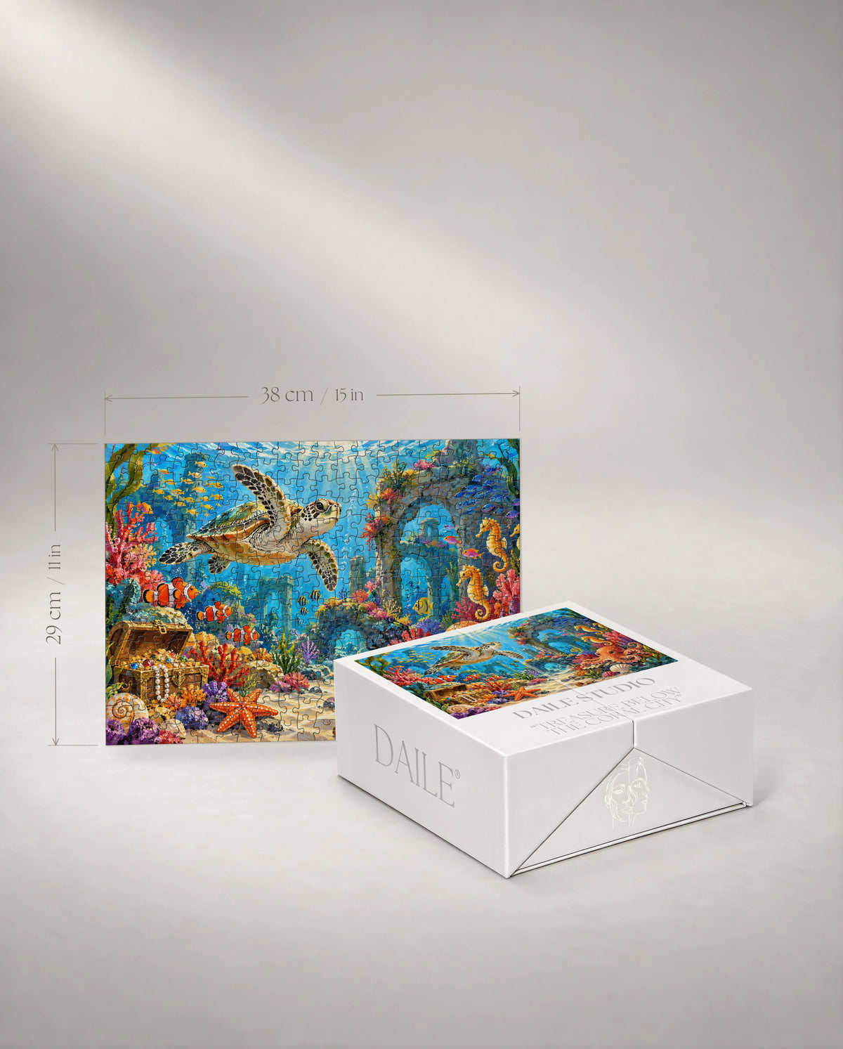 300-piece puzzle with the DAILE Mini gift box #set:mini-300