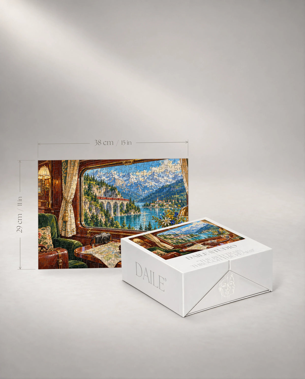 300-piece puzzle with the DAILE Mini gift box #set:mini-300