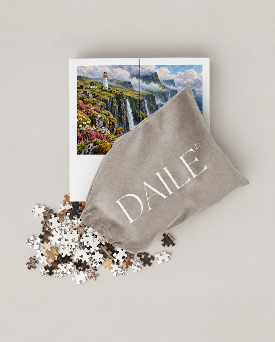 DAILE Mini set seen from above with pouch