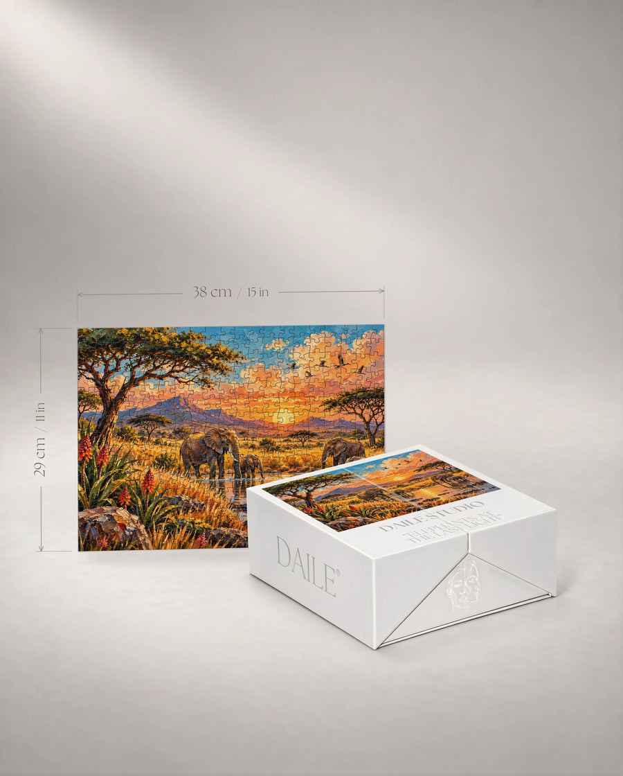 300-piece puzzle with the DAILE Mini gift box