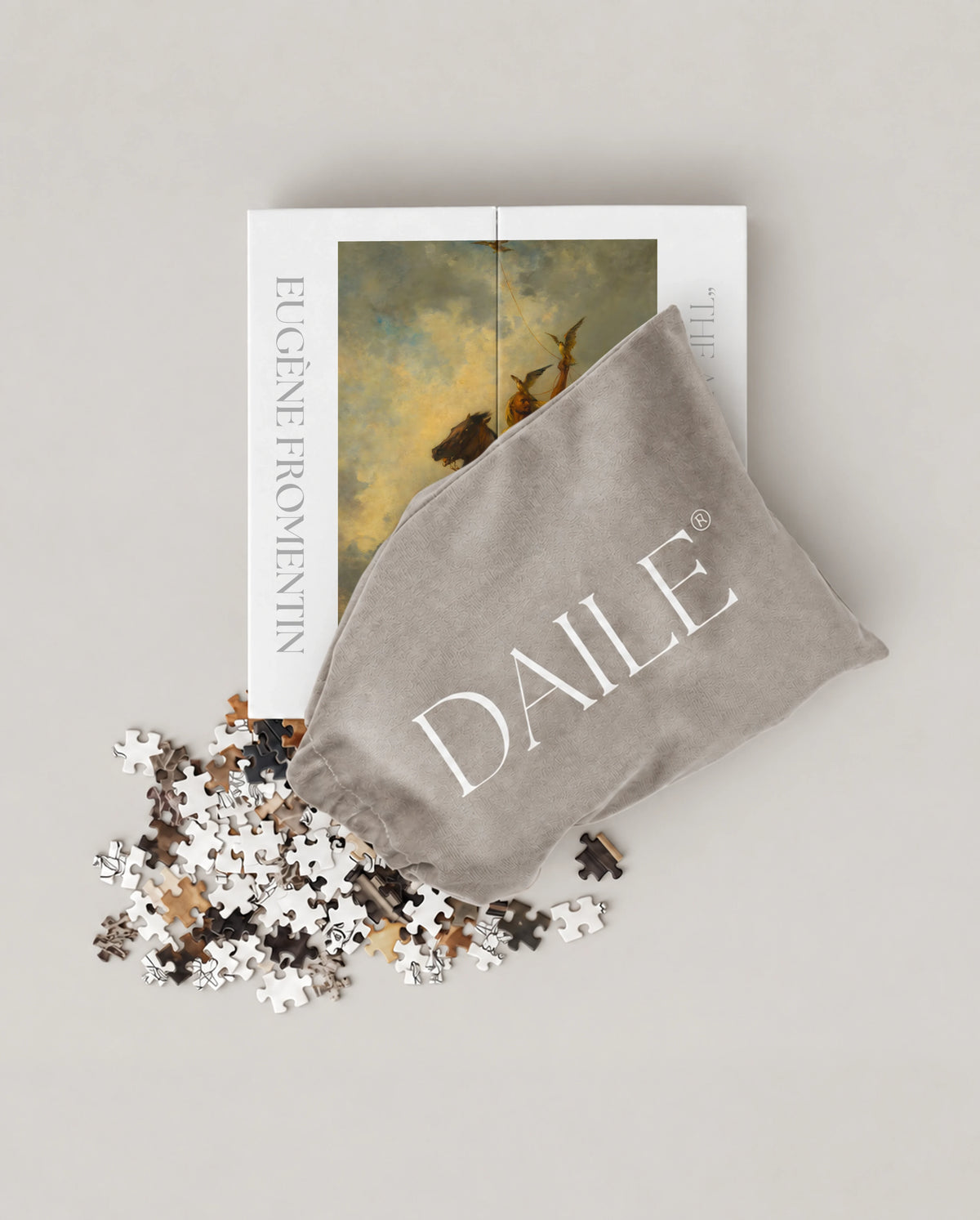 DAILE Mini set seen from above with pouch #set:mini