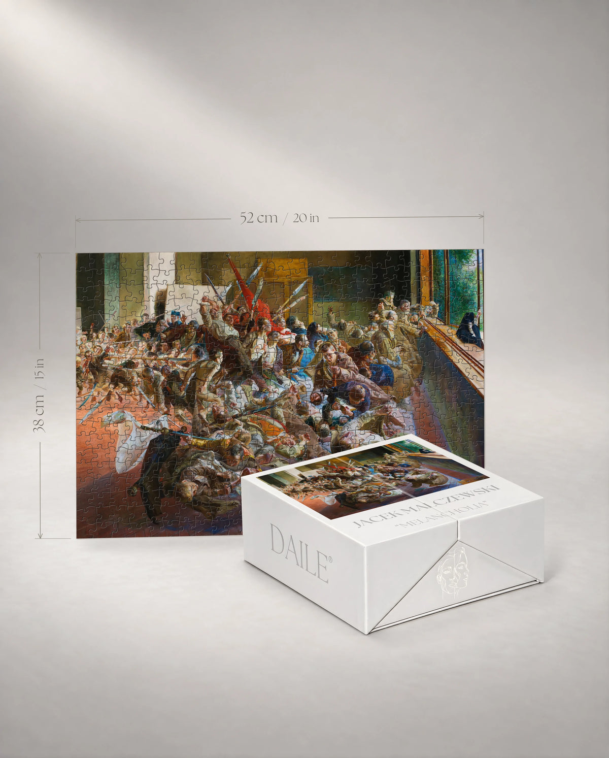 500-piece puzzle with the DAILE Mini gift box #set:mini-500