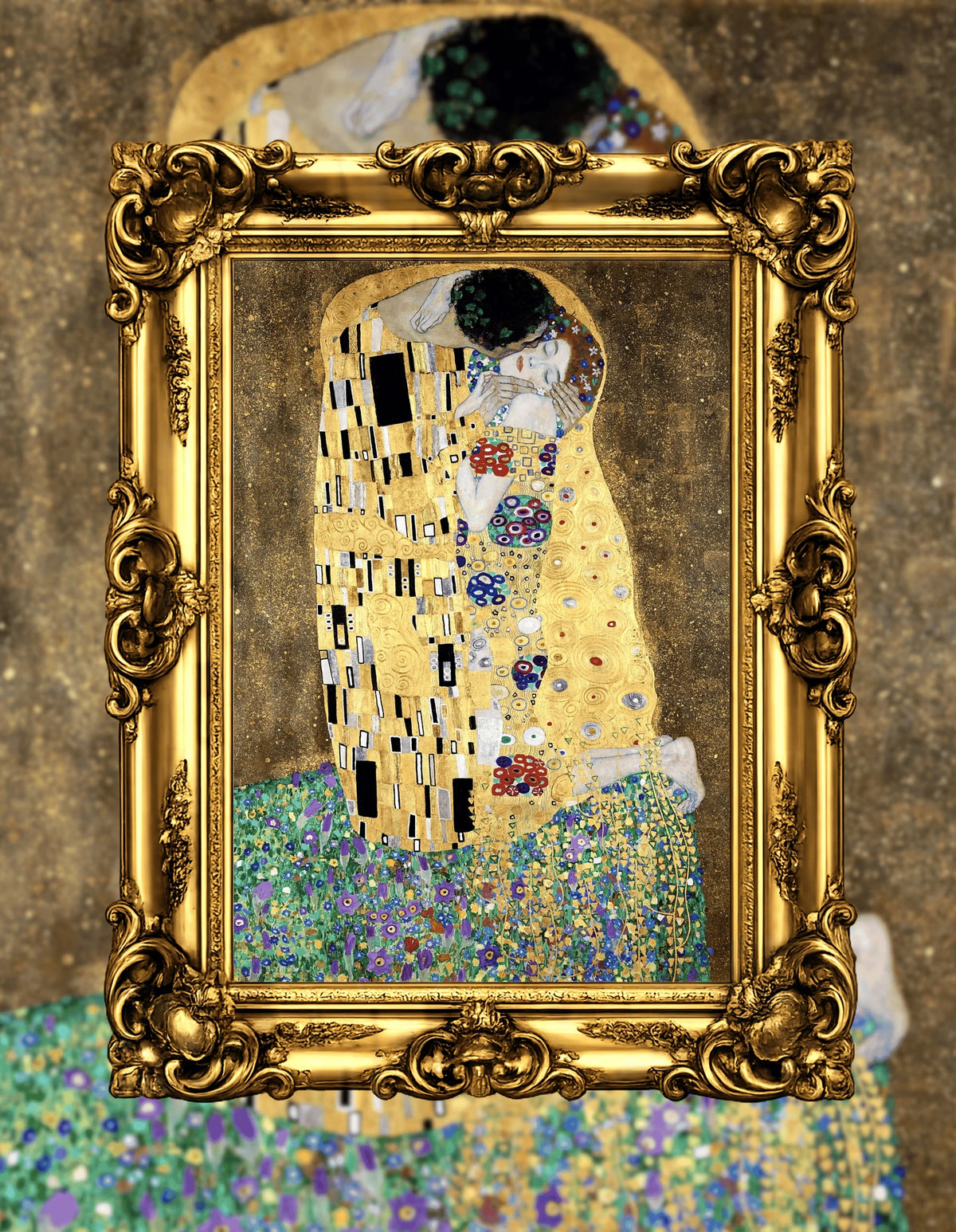 El beso, de Gustav Klimt