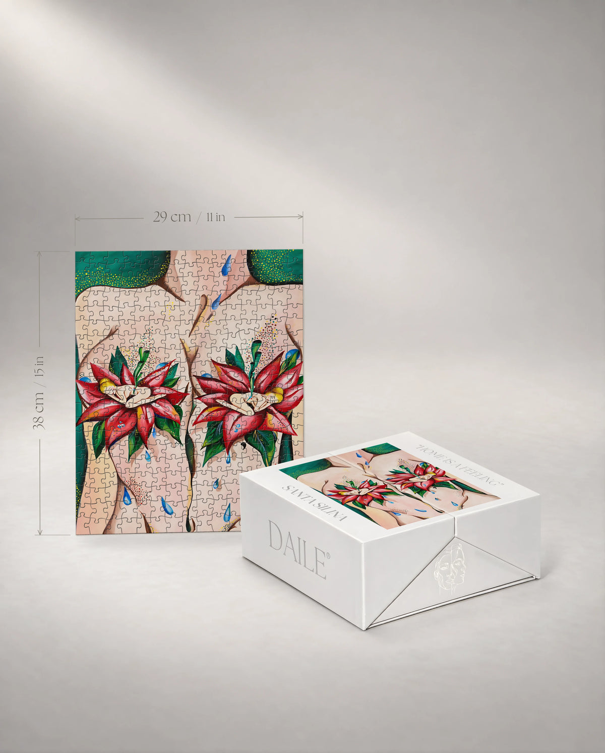 300-piece puzzle with the DAILE Mini gift box #set:mini-300
