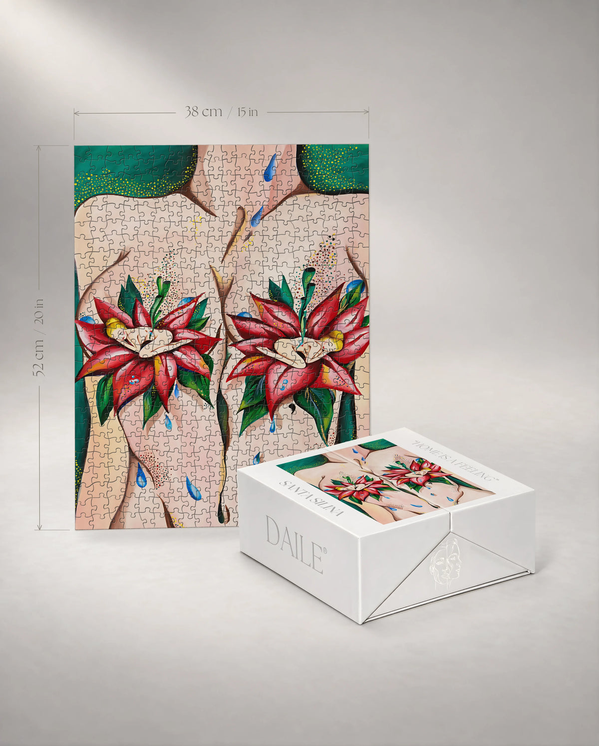 500-piece puzzle with the DAILE Mini gift box #set:mini-500